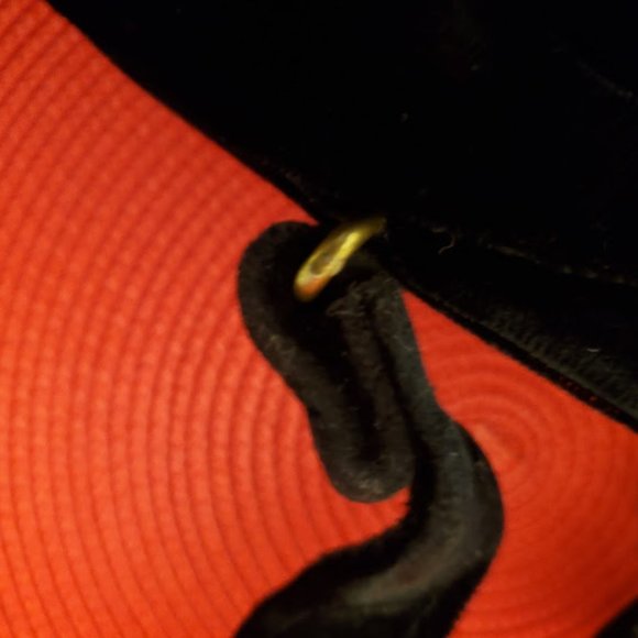 Vintage Black Velvet Purse - Picture 9 of 9